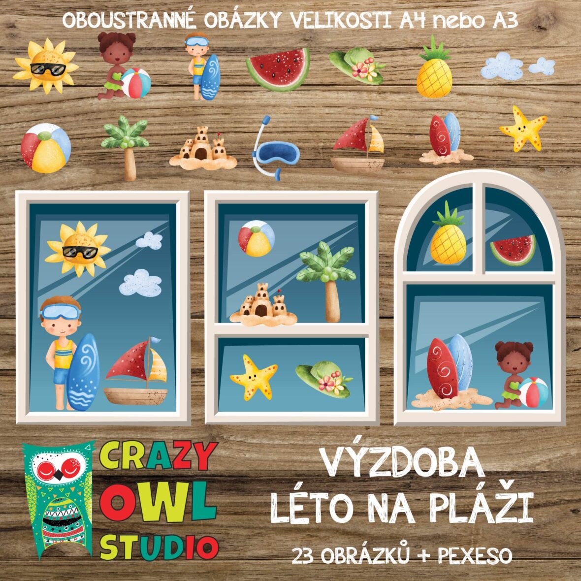 VÝZDOBA – LÉTO na pláži