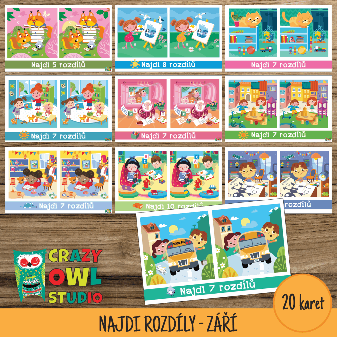 Najdi rozdíly – Září