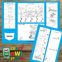 podklad s logem extra velké ZIMA_Kreslicí plátno 1