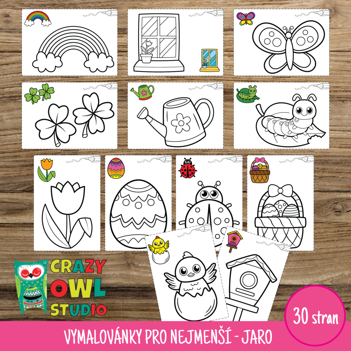 Vymalovánky pro nejmenší JARO