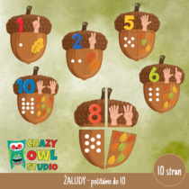 podklad s logem extra velké ŽALUDY